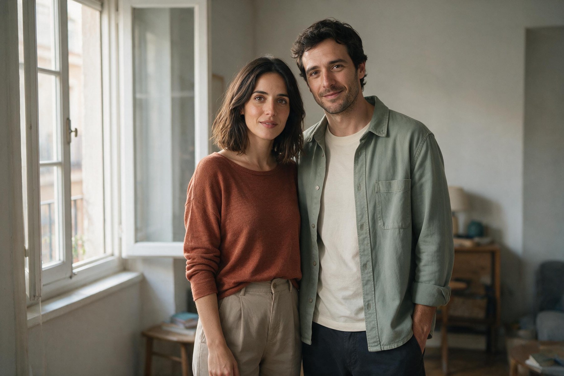 Pareja elegida en el casting